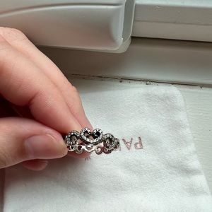 SS pandora ring regal collection